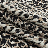 Mood Exclusive Beige Fanciful Furs Cotton Poplin