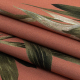 Mood Exclusive Coral To Leaf Alone Stretch Cotton Twill
