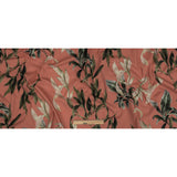 Mood Exclusive Coral To Leaf Alone Stretch Cotton Twill