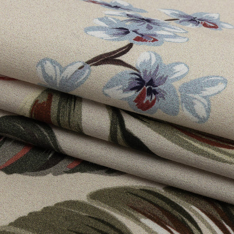 Mood Exclusive Whitecap Gray Painted Paradise Stretch Cotton Twill