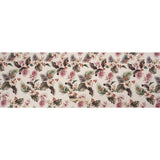 Mood Exclusive Ivory Hibiscus Holiday Stretch Cotton Twill