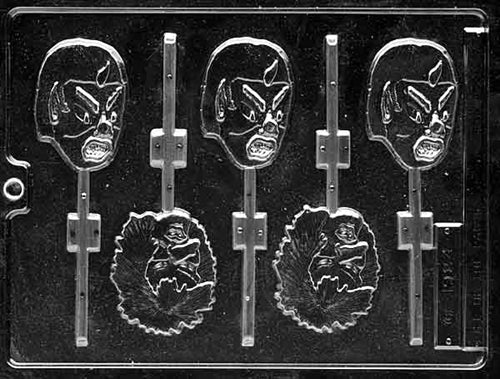 Monsters Lolly Chocolate Mold - LPH033