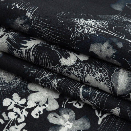 Mood Exclusive Midnight En Plein Air Stretch Cotton Poplin