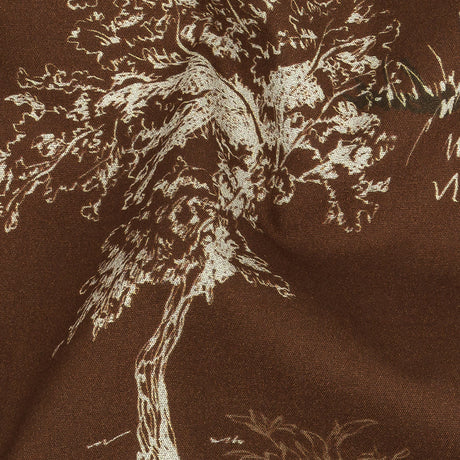 Mood Exclusive Brown Old Growth Stretch Cotton Poplin
