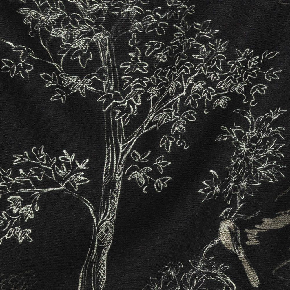Mood Exclusive Smoke Old Growth Stretch Cotton Poplin