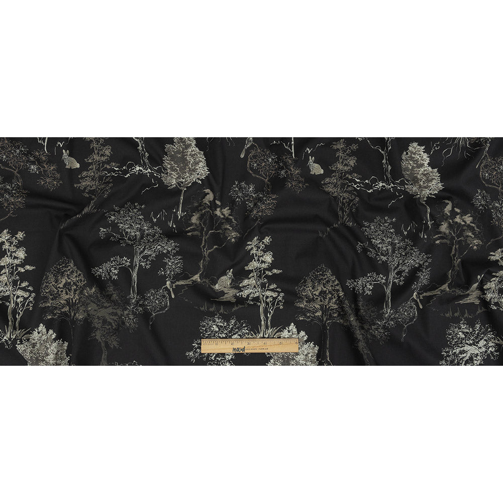 Mood Exclusive Smoke Old Growth Stretch Cotton Poplin