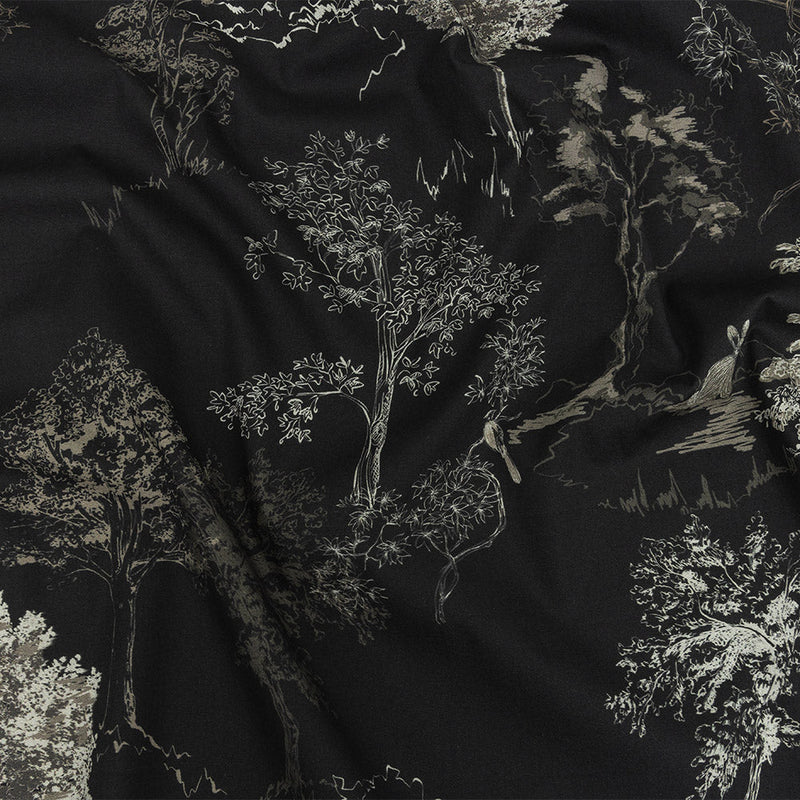 Mood Exclusive Smoke Old Growth Stretch Cotton Poplin