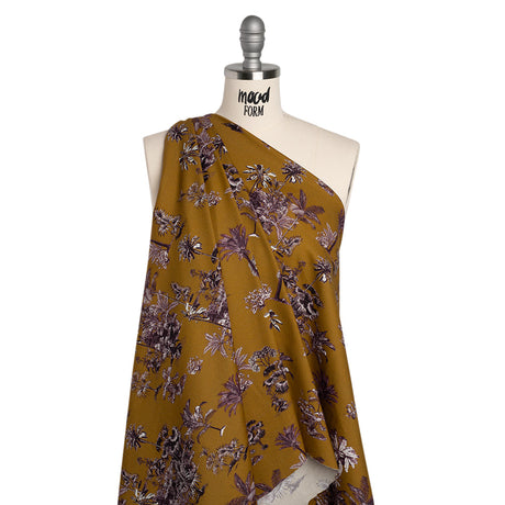 Mood Exclusive Rainforest Review Stretch Cotton Poplin