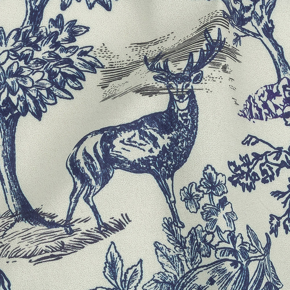 Mood Exclusive White Tender Tableau Stretch Cotton Poplin