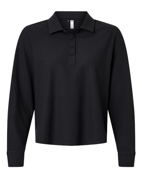 Adidas Women's Beyond Long Sleeve Loose Polo