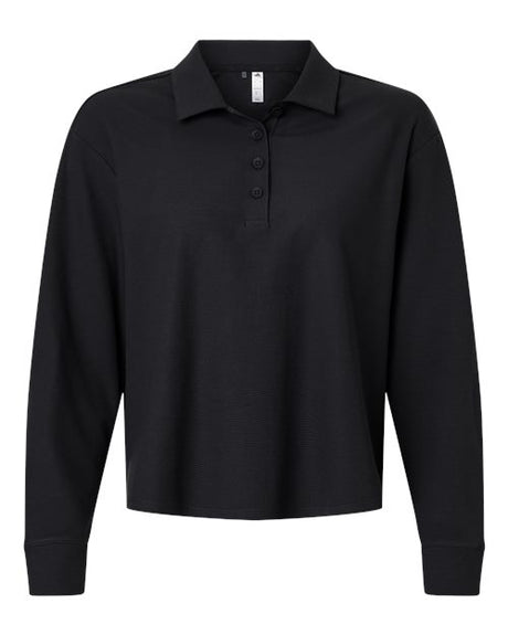 Adidas Women's Beyond Long Sleeve Loose Polo