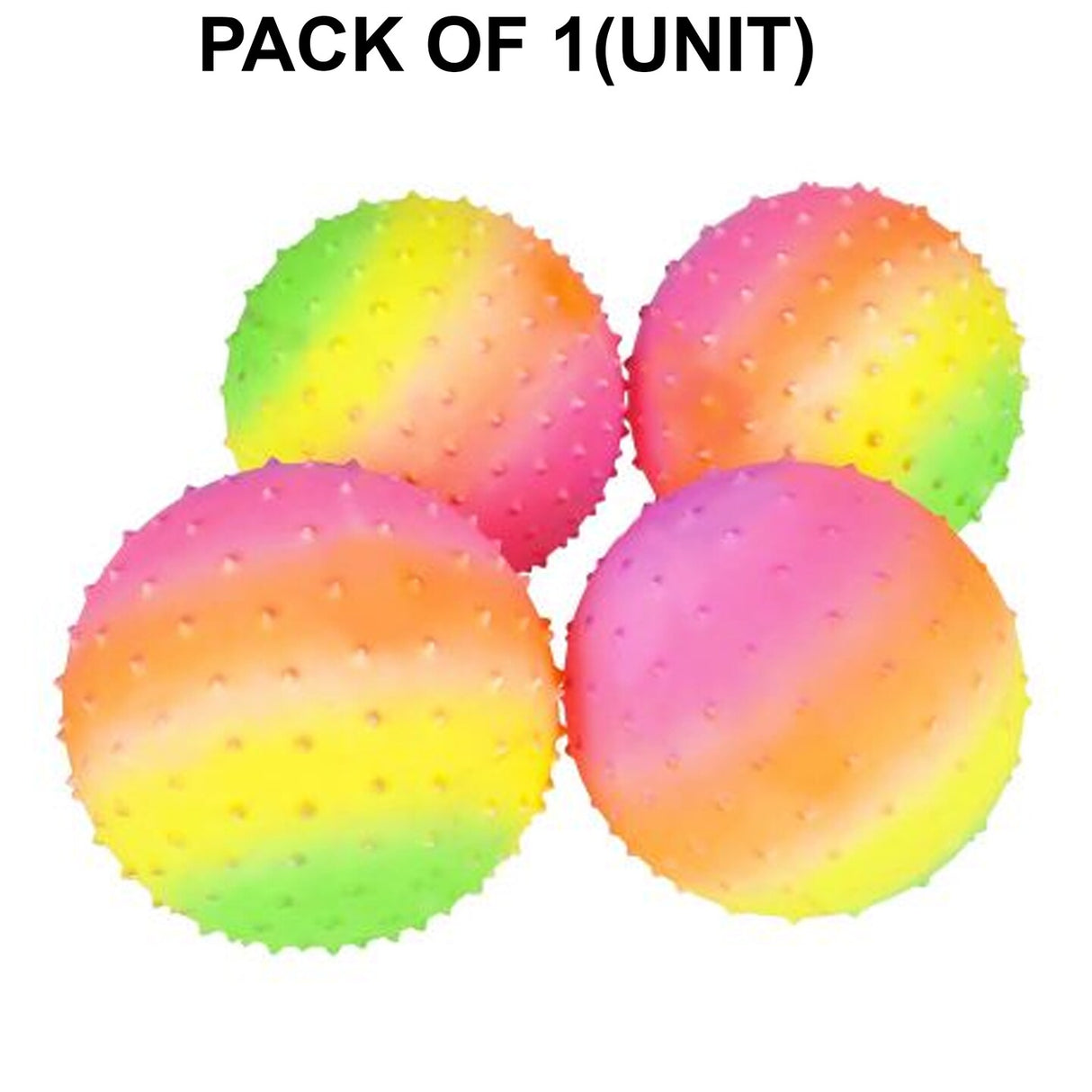 Inflatable Rainbow Knobby Balls