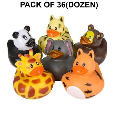 Zoo Animal Rubber Ducks