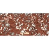 Mood Exclusive Brown Curious Consideration Stretch Cotton Sateen