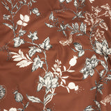 Mood Exclusive Brown Curious Consideration Stretch Cotton Sateen