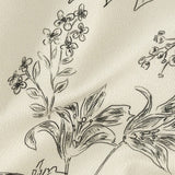 Mood Exclusive Ivory Organic Delineation Stretch Cotton Sateen
