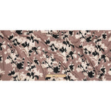 Slubbed Viscose Woven Print - Mauve, Black and Cream Ikat Floral - Mood Exclusive Layers of Luxury