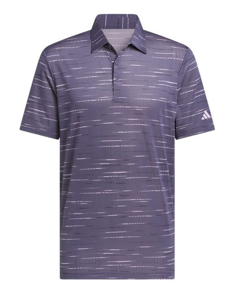 Adidas Men's Ultimate365 Mesh Glimmer Print Polo
