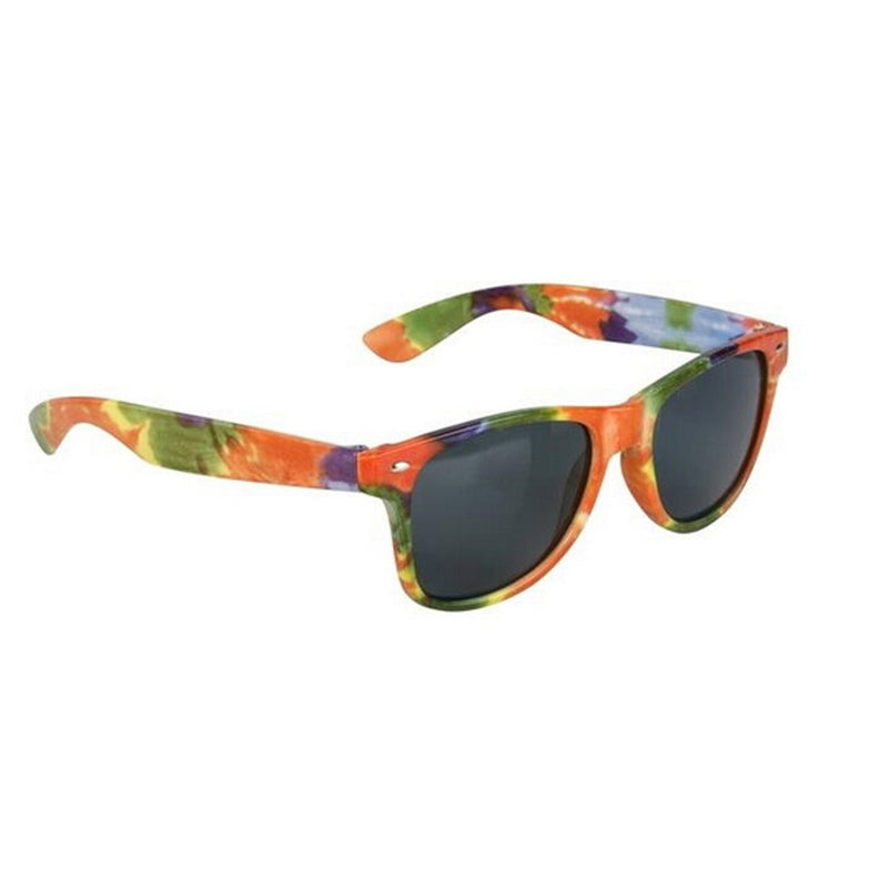 Tie-Dye Sunglasses UV Protection Sturdy Plastic Frame