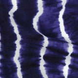 Mood Exclusive Navy Twisted Tie Dye Stretch Viscose Batiste