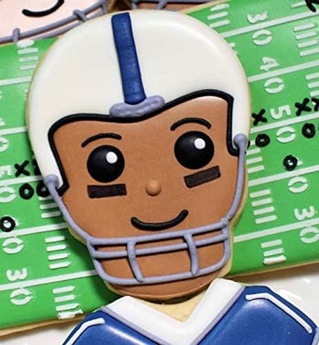 Ann Clark Skull Cookie Cutter Halloween Day of the Dead Día de Los Muertos Sugar Skull, 3.5" Football player