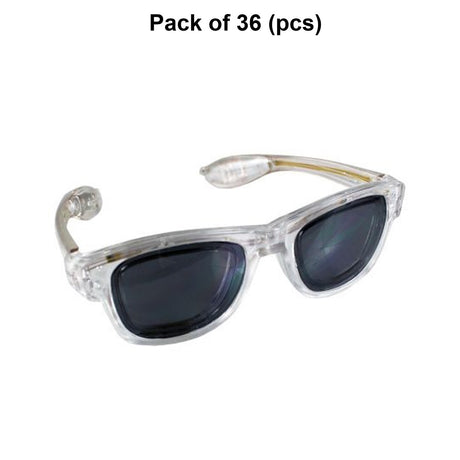 Clear LED Retro Sunglasses