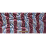 Flowery Viscose Jacquard Print - Purple, Blue and White Stripes - Mood Exclusive Morning Blinds