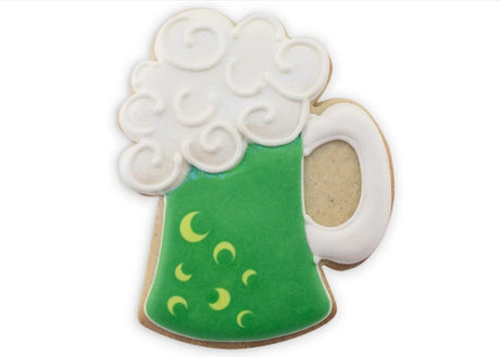 Ann Clark Beer Mug Stein with Foam Bubbles Cookie Cutter, 4.25"