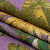 Sustainable Viscose Woven Print - Purple, Green and Red Floral - Mood Exclusive Vivid Vanity