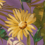 Sustainable Viscose Woven Print - Purple, Green and Red Floral - Mood Exclusive Vivid Vanity