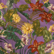 Sustainable Viscose Woven Print - Purple, Green and Red Floral - Mood Exclusive Vivid Vanity