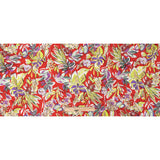 Sustainable Viscose Woven Print - Scarlet, Purple and Yellow Floral - Mood Exclusive Greenhouse Gala