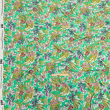 Sustainable Viscose Woven Print - Mint, Purple and Yellow Floral - Mood Exclusive Greenhouse Gala