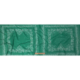 Polka Dotted Viscose Jacquard Panel - Green Floral Bandana - Mood Exclusive Dauntless Disguise