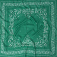 Polka Dotted Viscose Jacquard Panel - Green Floral Bandana - Mood Exclusive Dauntless Disguise