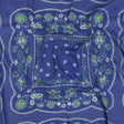 Polka Dotted Viscose Jacquard Panel - Blue Jacobean Floral Medallion - Mood Exclusive Inverted Perceptions