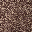 Gauzy Viscose Crepe Print - Brown Floral - Mood Exclusive Flowering Heirloom