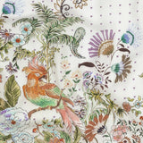 Viscose Twill Panel - Pink and Green Floral - Mood Exclusive The Secret Garden