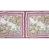 Viscose Twill Panel - Pink and Green Floral - Mood Exclusive The Secret Garden