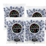 20.1 oz Individually Wrapped Royal Blue Gumballs 150 Pieces