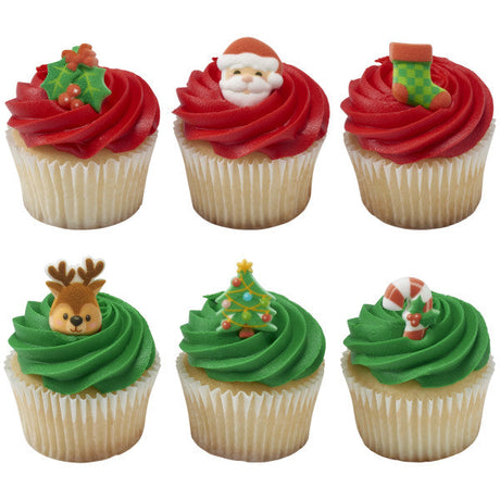Holly Jolly Deco-On Sugar Shapes 126ct