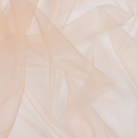 Soft Nylon Tulle - Light Peach - Leonardo Collection