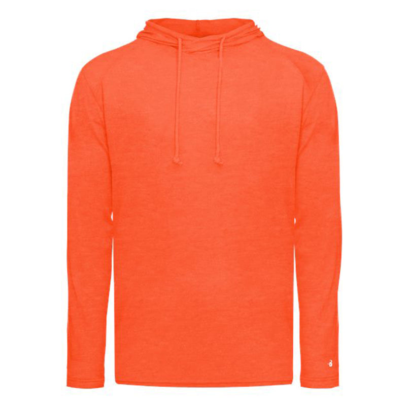Tri-Blend Surplice Hooded Long Sleeve T-Shirt