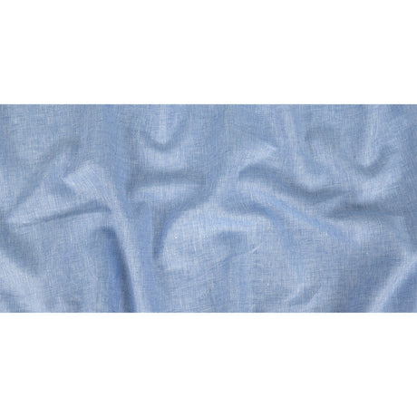 Lightweight Linen Chambray - Heathered Blue Heron - Minerva Collection