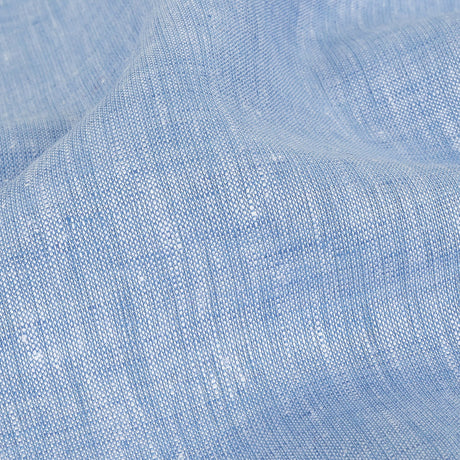 Lightweight Linen Chambray - Heathered Blue Heron - Minerva Collection