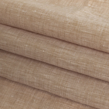 Lightweight Linen Chambray - Heathered Warm Sand - Minerva Collection