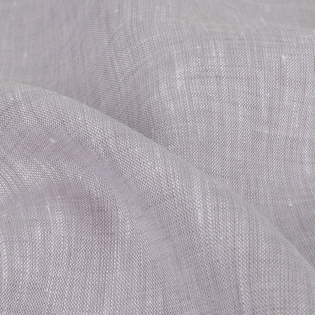 Lightweight Linen Chambray - Heathered Lilac Gray - Minerva Collection