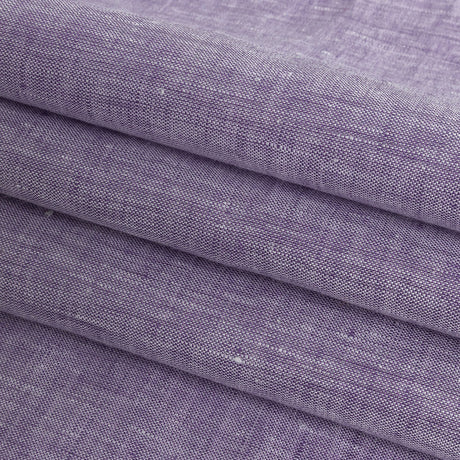 Lightweight Linen Chambray - Heathered Purple Haze - Minerva Collection