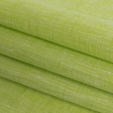 Lightweight Linen Chambray - Heathered Lime Green - Minerva Collection