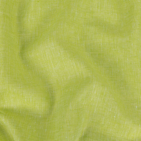 Lightweight Linen Chambray - Heathered Lime Green - Minerva Collection